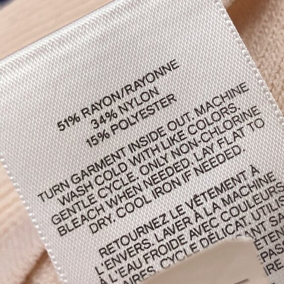 Express Women's Medium M Blush Pink Pointelle Knit Belted Cardigan Sweater - Picture 4 of 4